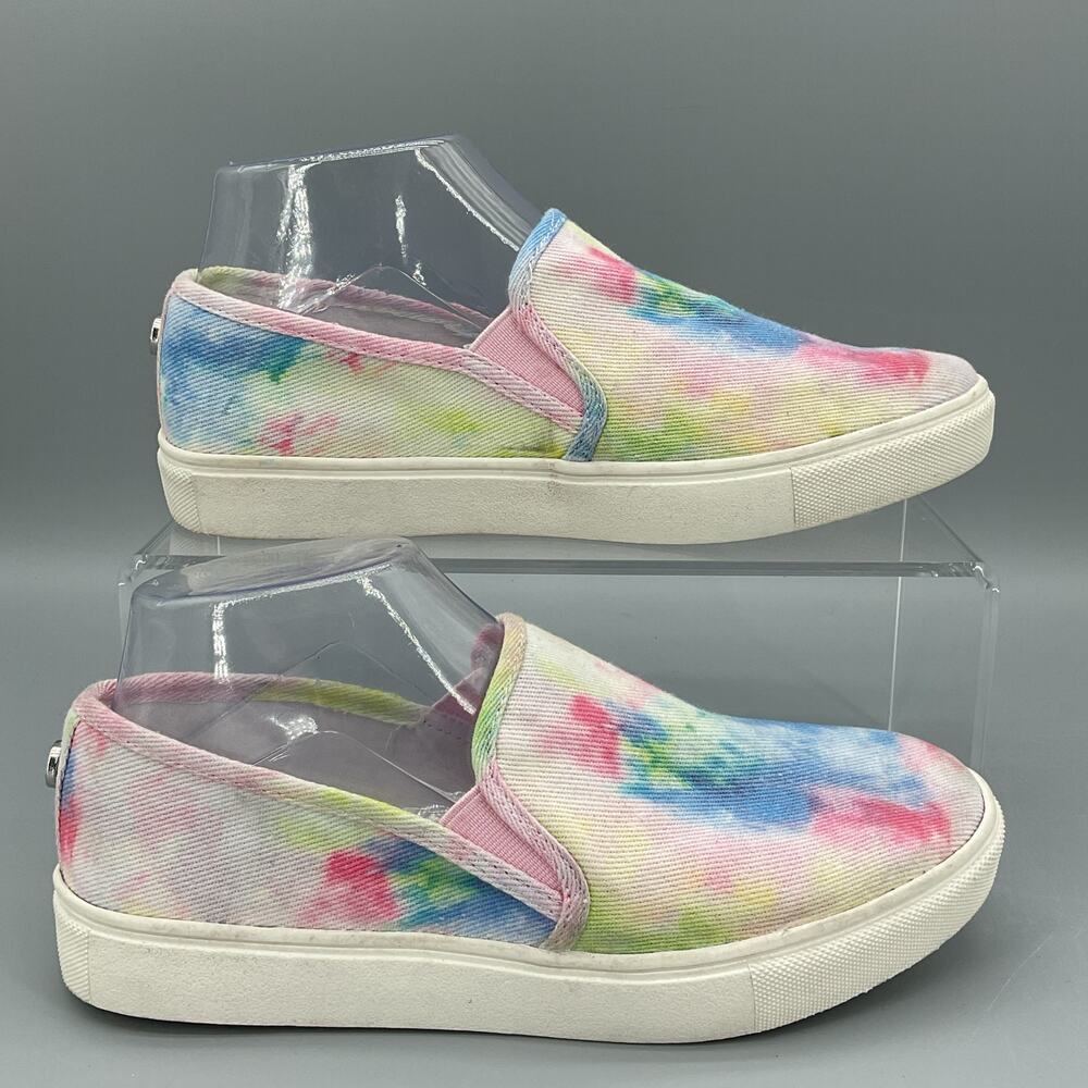 Steve Madden Women’s Jexit Canvas Slip on Sneakers Tie dye Size 5